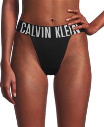 Calvin Klein High Leg Γυναικείο String Black από το Modivo