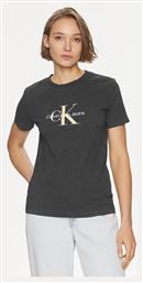 Monologo Γυναικείο T-shirt Μαύρο Calvin Klein από το Modivo