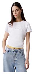 Monologo T-Shirt White J20J225252-YAA Calvin Klein