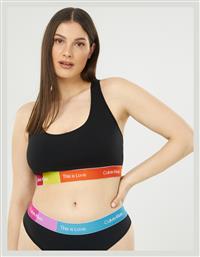 Pride Μαύρο Γυναικείο Bralette Σουτιέν Calvin Klein