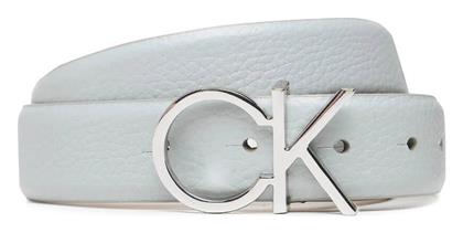 Re-Lock Δερμάτινη Γυναικεία Ζώνη Pearl Blue Calvin Klein