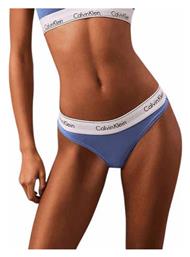 Βαμβακερό Γυναικείο String Μπλε Calvin Klein