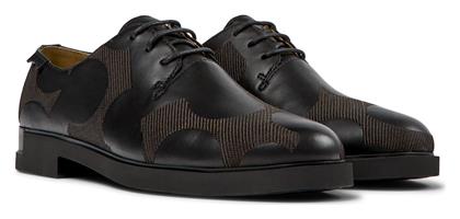 Iman Δερμάτινα Γυναικεία Oxfords σε Μαύρο Χρώμα Camper από το Notos