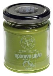 Candle n'Art Αρωματικό Κερί σε Βάζο με Άρωμα Με Αιθέρια Έλαια Πράσινου Μήλου 212gr - Candle nArt