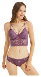 Δαντελένιο Σετ Εσωρούχων Bralette με 313 Cansoy