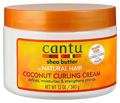 Cantu Κρέμα Μαλλιών Shea Butter Coconut Curling για Μπούκλες με Ελαφρύ Κράτημα 340gr - OEM