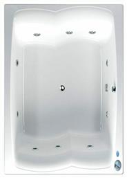 Celsius Duo CRN Μπανιέρα Ακρυλική με Υδρομασάζ 200x140cm Carron Bathrooms