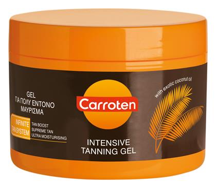 Intensive Tanning με Coconut Oil Gel Μαυρίσματος για το Σώμα με Χρώμα 150ml Carroten