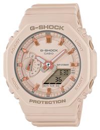 G Shock Ρολόι Χρονογράφος με Μπεζ Καουτσούκ Λουράκι Casio