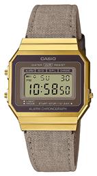 Ladies Ρολόι με Γκρι Υφασμάτινο Λουράκι Casio