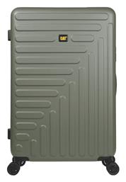 Rockford Μεγάλη Βαλίτσα Ταξιδίου Σκληρή Χακί με 4 Ρόδες Ύψους 77.2εκ. CAT