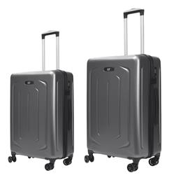 Βαλίτσες Σκληρές Γκρι Σετ 2τμχ CAT