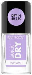 Top Coat για Απλά Βερνίκια Quick Dry 10.5ml Catrice Cosmetics