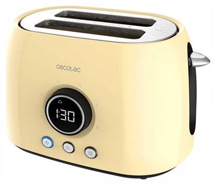 ClassicToast 8000 Double Φρυγανιέρα 2 Θέσεων 800W Κίτρινη Cecotec