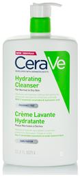 Hydrating Normal To Dry Skin Κρέμα Καθαρισμού Προσώπου 1000ml CeraVe