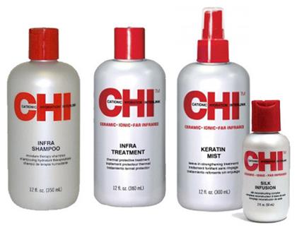 Home Stylist Kit Infra Treatment Σετ Κερατίνης με Σαμπουάν 4τμχ CHI