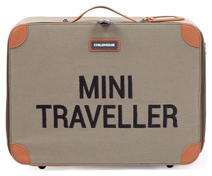 Mini Traveller Παιδική Βαλίτσα με ύψος 30cm σε Χακί χρώμα Childhome