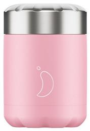 Chilly's Food Pot Δοχείο Φαγητού Θερμός Inox Pastel Pink 300ml - Chillys