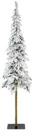Χριστουγεννιάτικο Δέντρο Alpine Slim 210εκ. Χιονισμένο με Ξύλινο Κορμό - Kaemingk