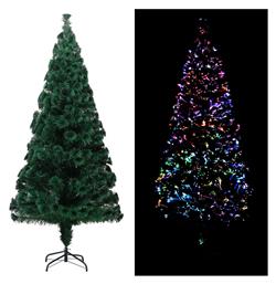 Χριστουγεννιάτικο Δέντρο 210εκ. με Φωτισμό Οπτικών Ινών - vidaXL