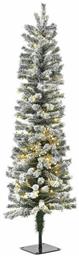 Χριστουγεννιάτικο Δέντρο Pre-lit Snow Pencil Slim Χιονισμένο - Iliadis