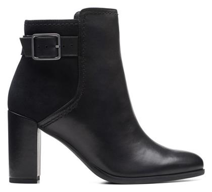 Buckle Μποτάκια Μαύρα Clarks
