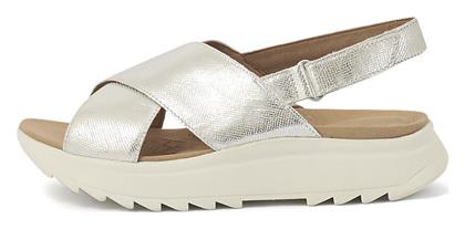 Dashlite Wish Δερμάτινα Σανδάλια Silver Metallic Clarks