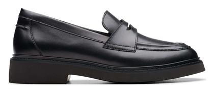 Edge Δερμάτινα Γυναικεία Loafers σε Μαύρο Χρώμα Clarks