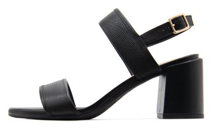 Ezoria Sling Δερμάτινα Πέδιλα Μαύρα Clarks