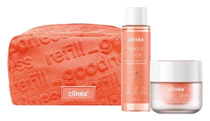 Reset n' Glow Σετ Περιποίησης Clinea