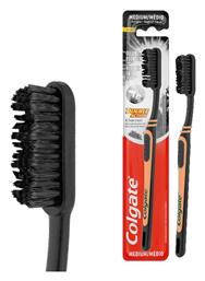 Double Action Charcoal Οδοντόβουρτσα Medium Μαύρη / Πορτοκαλί Colgate
