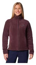 Benton Springs Full Fleece Γυναικεία Ζακέτα με Φερμουάρ Purple Columbia από το MybrandShoes