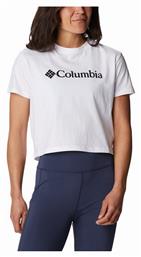 North Cascades Κοντομάνικο Crop Top Λευκό Columbia