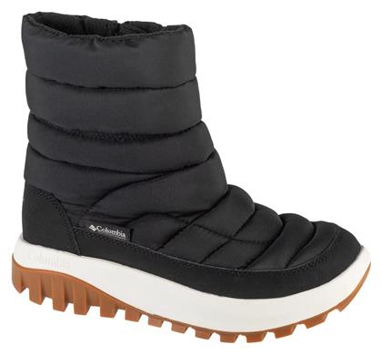 Snowtrot Mid Γυναικείες Μπότες Χιονιού Μαύρες Columbia