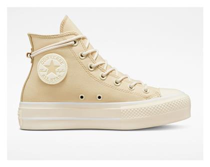 Chuck Taylor All Star LIft Γυναικεία Μποτάκια Μπεζ Converse από το Altershops