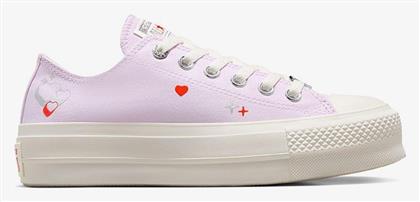 Chuck Taylor All Star Lift Γυναικεία Sneakers Lilac Daze / Egret / Fever Dream Converse