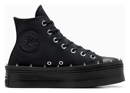 Chuck Taylor All Star Modern Lift Γυναικεία Flatforms Μποτάκια Μαύρα Converse