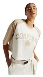 Γυναικείο Αθλητικό Crop T-shirt Μπεζ Converse