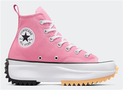 Run Star Hike Platform Γυναικεία Sneakers Ροζ Converse