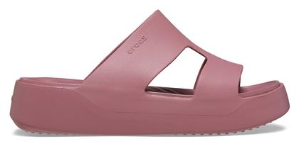 Getaway Γυναικεία Σανδάλια Flatforms σε Μωβ Χρώμα Crocs από το Spartoo