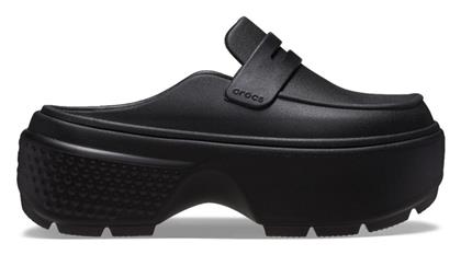 Mules με Τακούνι σε Μαύρο Χρώμα Crocs