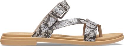 Crocs Tulum Toe Post Sandal 206108-15W Mushroom από το Troumpoukis