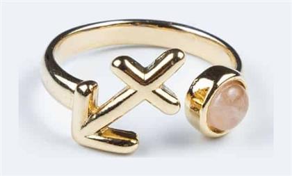 Γυναικείο Δαχτυλίδι από Ατσάλι Επιχρυσωμένο Cuoro