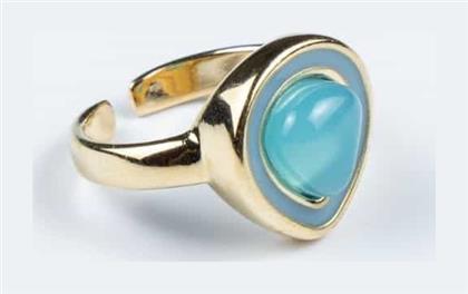 Γυναικείο Δαχτυλίδι από Ατσάλι Επιχρυσωμένο Cuoro