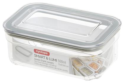 Smart & Lumi Δοχείο Φαγητού Πλαστικό Διάφανο 500ml Cyclops