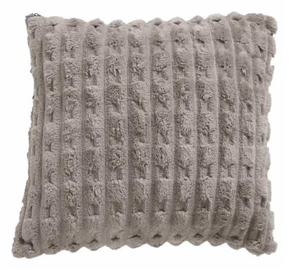 Μαξιλάρι Καναπέ 1177 Fleece Taupe 40x40εκ. Das Home