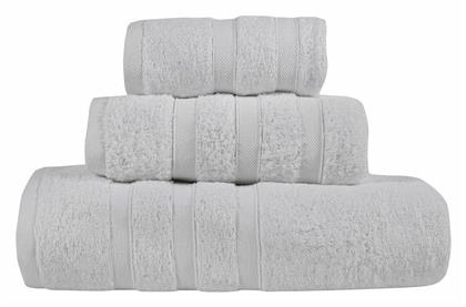 Πετσέτα Προσώπου Prestige 50x90εκ. Λευκή Βάρους 650gr/m² Das Home από το Katoikein
