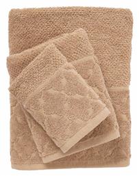 Σετ Πετσέτες Μπάνιου 3τμχ 0792 Taupe Βάρους 550gr/m² Das Home