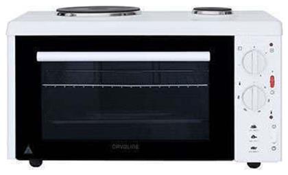 EC 350 Chef Ηλεκτρικό Φουρνάκι 28lt με 2 Εστίες Davoline