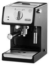 ECP 33.21 BK Μηχανή Espresso 1100W Πίεσης 15bar Ασημί De'Longhi από το Plus4u